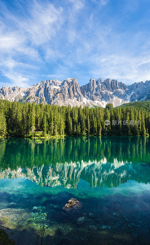 爱抚湖- Karersee, Trentino-Alto Adige，意大利